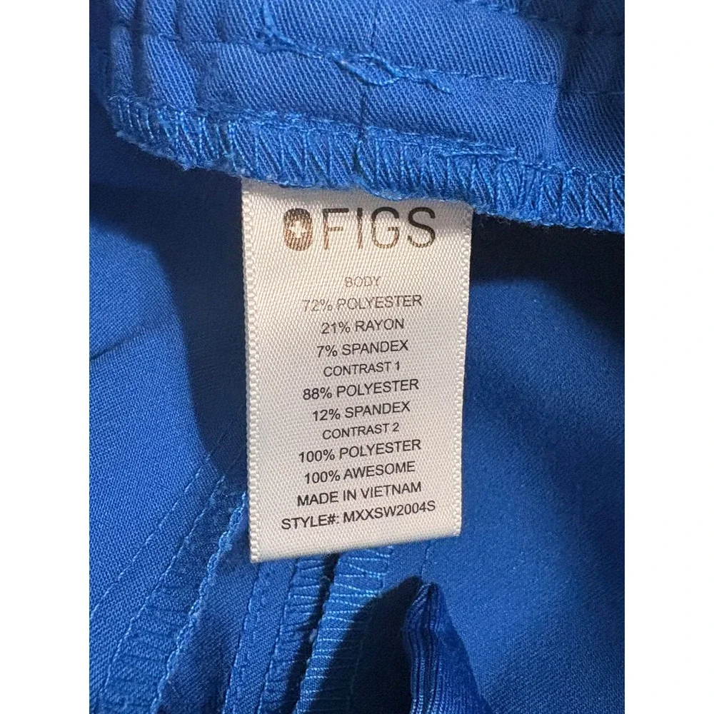FIGS‎ Zamora Jogger Scrub Pants Mens Small Royal Blue Technical Collection